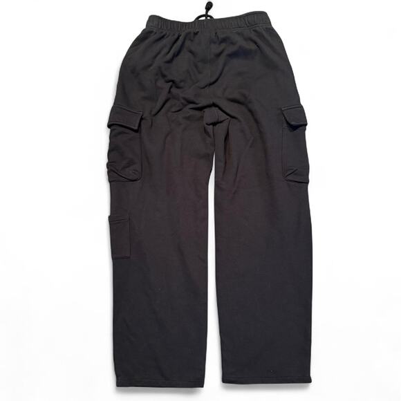 Champion Y2K Baggy Grunge Side Pockets Black Sweatpants Sz.M - Picture 4 of 7